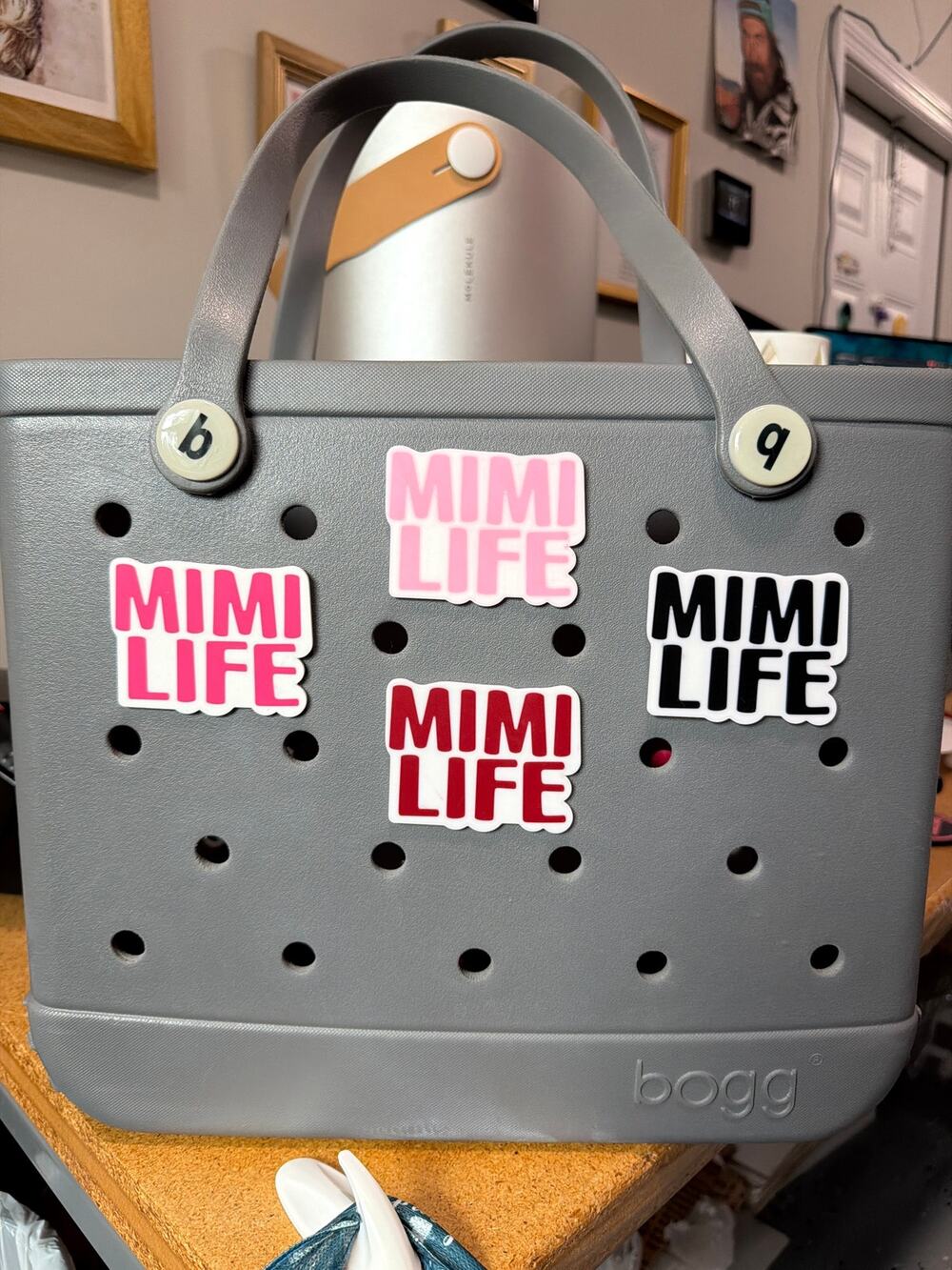 Lot of 4 Mimi Life Bogg Bag Charms - Slightly Imperfect